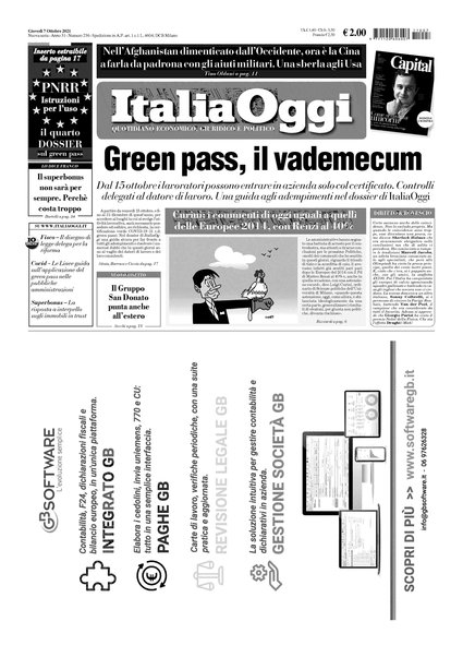 Italia oggi : quotidiano di economia finanza e politica